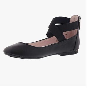 Girls’ Black Flats